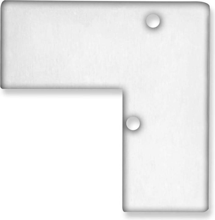 Image du produit Isoled Embout EC93 aluminium anodisé pour profil HIDE ANGLE, vis incluses