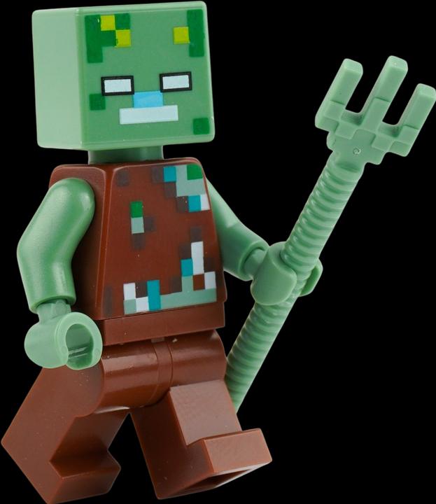 Produktbild LEGO Minecraft Mini-Set Mutiger Held vs. Ertrunkener! - NEU! Menge 1x