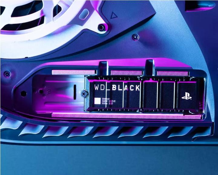 Produktbild WD Black SN850P mit Heatsink für PS5 (2000 GB, M.2 2280)