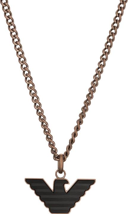 Emporio Armani Logo Essential Halskette (Edelstahl, 53 cm)