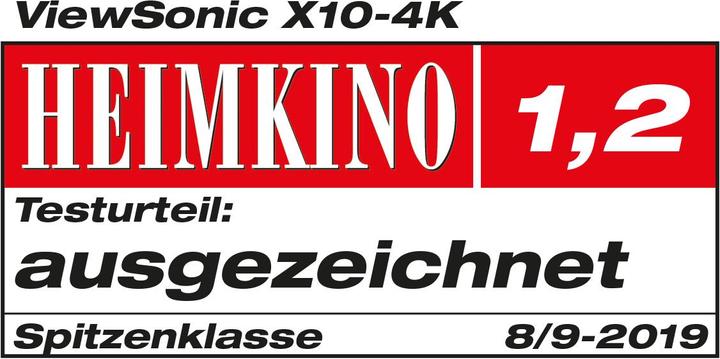 Image du produit Viewsonic X10-4K (4K, 2400 lm, 0.8:1)
