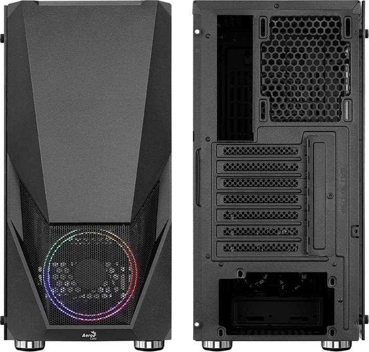 Produktbild AeroCool Zauron Saturn FRGB-G-BK-v1 (ATX)