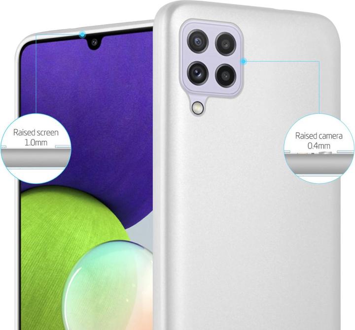 Produktbild Cadorabo TPU Matt Metallic Hülle (Samsung Galaxy M22, Samsung Galaxy A22, Samsung Galaxy A32)