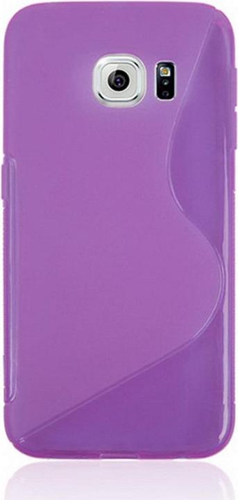 Produktbild König Design Handyhülle TPU Case für Handy Samsung Galaxy S6 Edge SM G925 Lila / Violett (Samsung Galaxy S6 Edge)