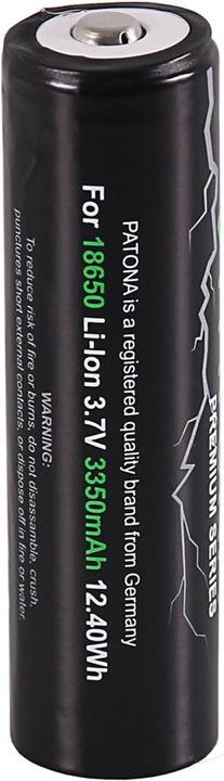 Image du produit Patona Bouton Premium Cell 18650 (1 pcs, 18650, 3350 mAh)