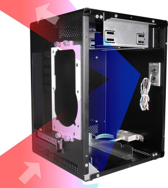 Actual product image Lian-Li Pc-Q07b (Mini-ITX)