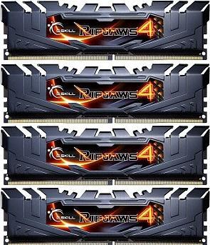 Produktbild G.Skill Ripjaws 4 (4 x 8GB, 2400 MHz, DDR4-RAM, DIMM)