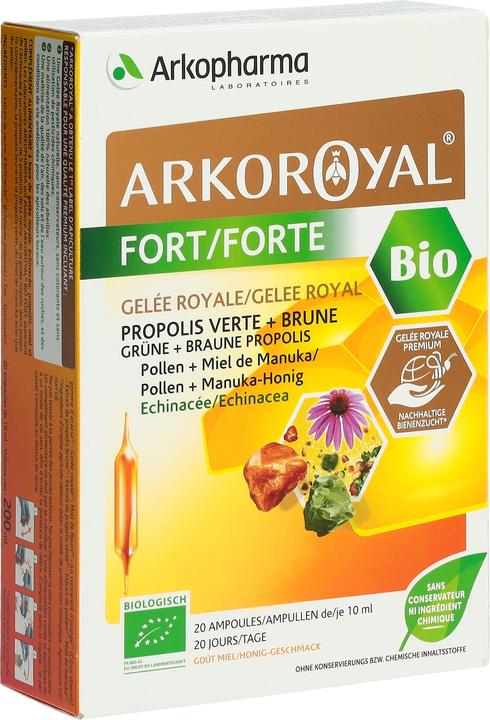 Produktbild Arkopharma Arkoroyal Bio Gelée Royal forte Ampullen (20 Stück, Ampulle, 364 g)