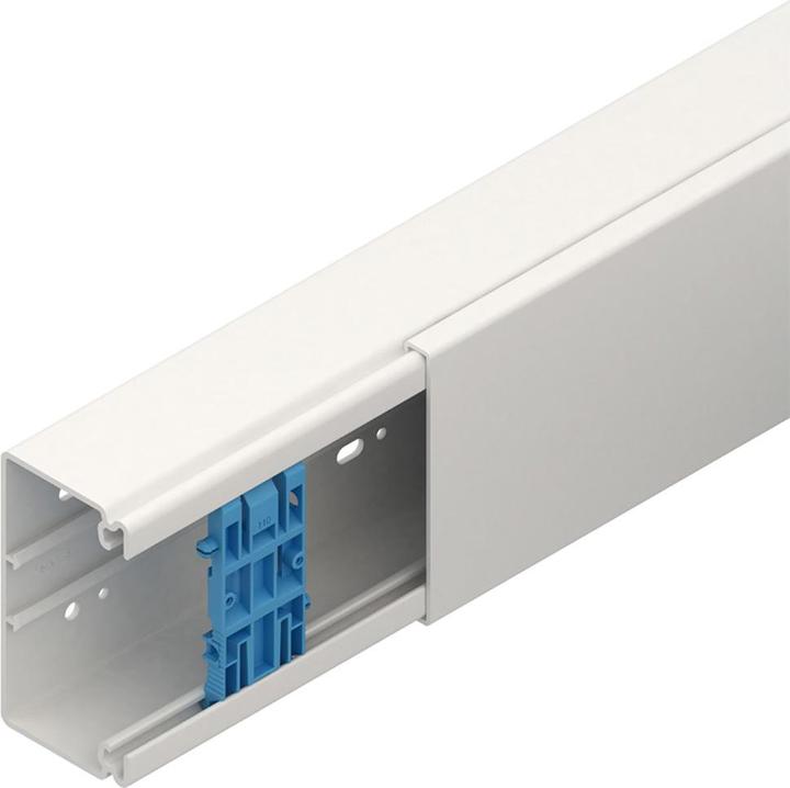 Image du produit HKL Câble électrique Gaine 60x107mm incl. clips de fixation *blanc pur* 8 pièces (Trou de câble, 200 cm)