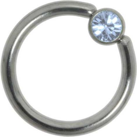 Produktbild Bijouteria 1.2mm Piercingstab (Chirurgenstahl, Swarovski Kristall)