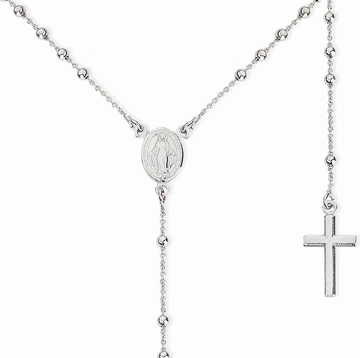 Amen Rosary Classic Halskette (925er Silber, 52 cm)