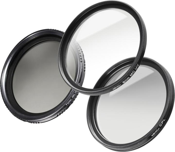 Produktbild Walimex Starter Komplett-Set (77 mm, Polarisationsfilter, UV-Filter, ND- / Graufilter, 77 mm)