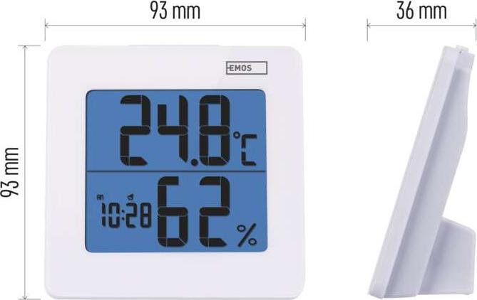 Actual product image Emos Digital Thermometer with hygrometer E0114