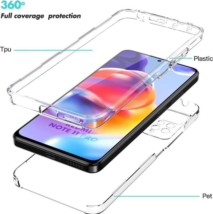 Actual product image Screenguard 360° Screen & Body Protector Xiaomi Redmi Note 11 Pro Cover with Foil (Xiaomi Redmi Note 11 Pro)