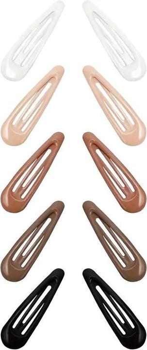 Actual product image ASMI 10 hair clips in water drop shape (10 pcs.)