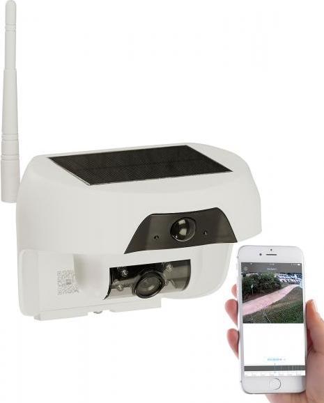 Actual product image VisorTech HD IP Camera incl. Battery & Solar Panel (1280 x 720 pixels)