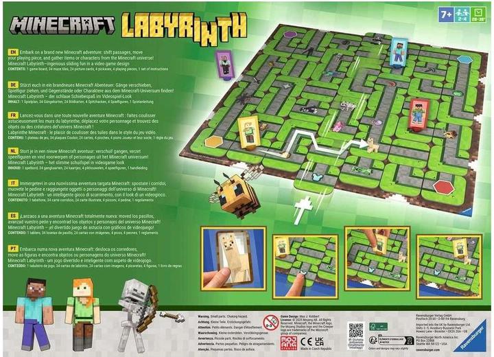 Produktbild Ravensburger 24684 - Minecraft Labyrinth - Der Spieleklassiker für 2-4 Spieler ab 7 Jahren mit (Multilingual)