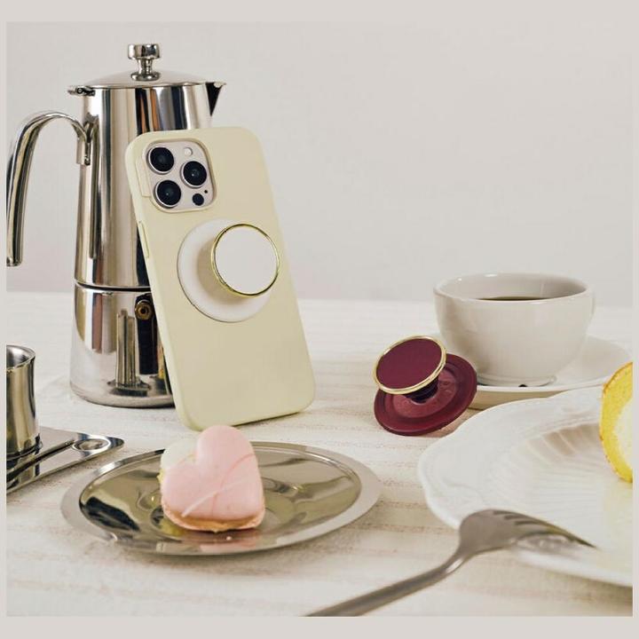 Productafbeelding PopSockets PopGrip voor MagSafe Emaille Kokosnoot Crème