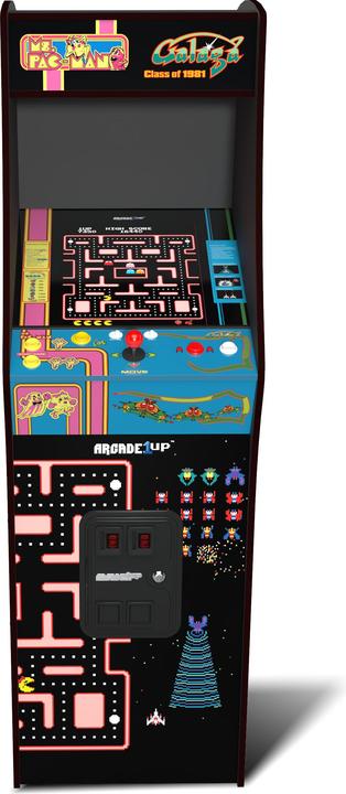 Actual product image Arcade1Up - Ms. Pac-Man vs Galaga - Class of 81 - Deluxe Arcade Machine