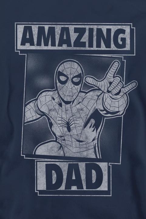 Actual product image Spiderman Unisex Adult Amazing Dad Mono Fathers Day Sweatshirt (XL)