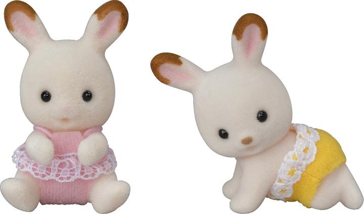 Produktbild Sylvanian Families Chocolate Rabbit Twin Babies & Pram