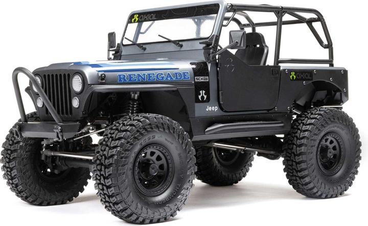 Axial Scale Crawler SCX10 III Jeep CJ-7 Grau, ARTR, 1:10 (ARR Almost-Ready-to-Race)