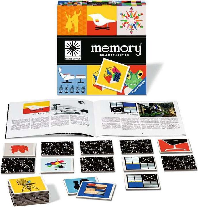 Actual product image Ravensburger Collector's memory EAMES (German, Spanish, French, Dutch, Italian, Portuguese, English)
