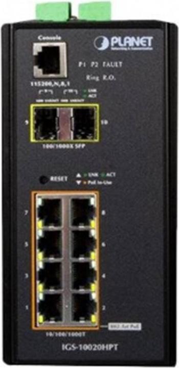 Immagine prodotto Planet Interruttore gestito a 8 porte Ind.SFP (8 Porti)