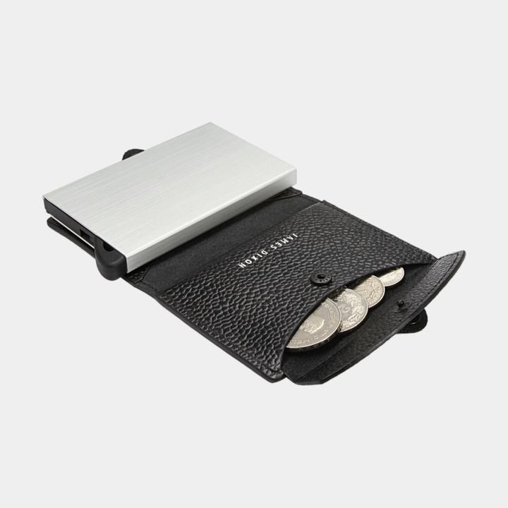 Actual product image James Dixon Botón Caviar - Black Silver - Coin pocket