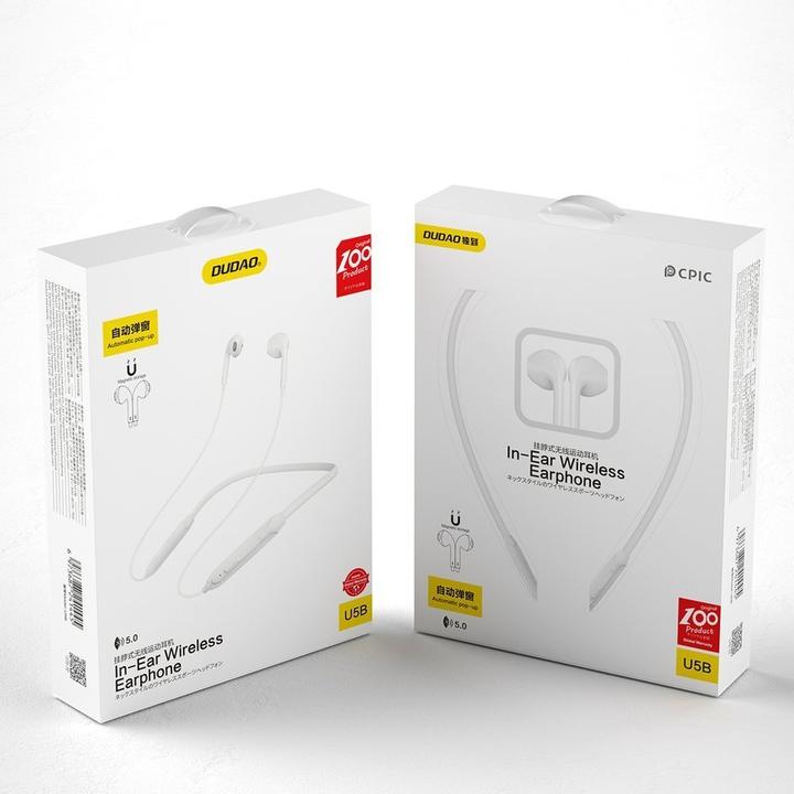 Actual product image Dudao Magnetic Suction in-ear wireless Bluetooth headphones white (U5B) (Cable)