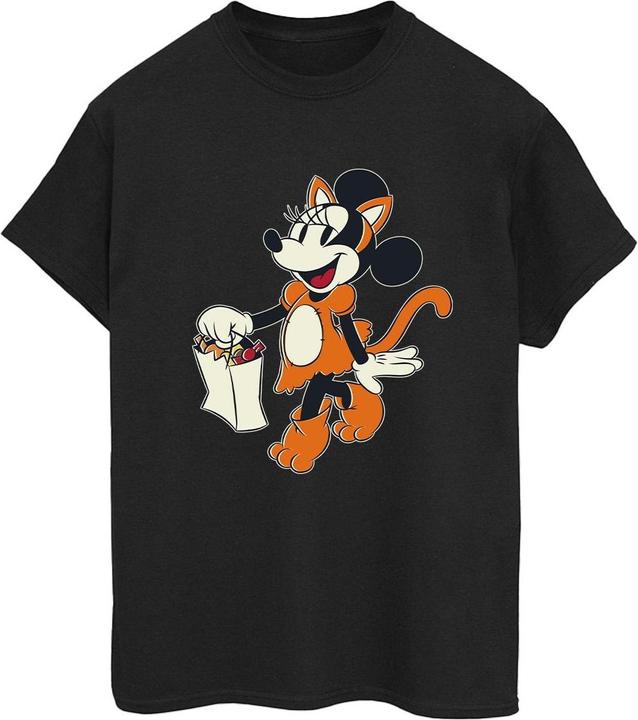 Immagine prodotto Mickey Mouse Cat Trick Or Treat Maglietta Ampia Topolina Donna (L)