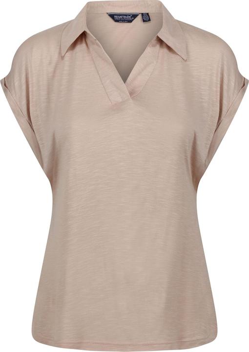 Actual product image Regatta Womens/Ladies Lupine Collared T-Shirt (40 D)