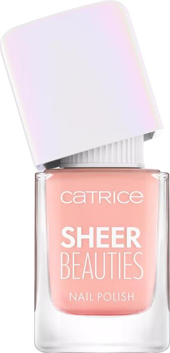 Actual product image Catrice Sheer Beauties Nail Polish (050 Peach For The Stars, Colour paint)