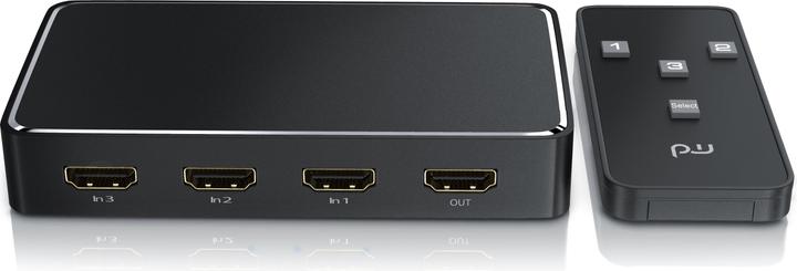 Actual product image Primewire 4K HDMI Switch with Remote Control