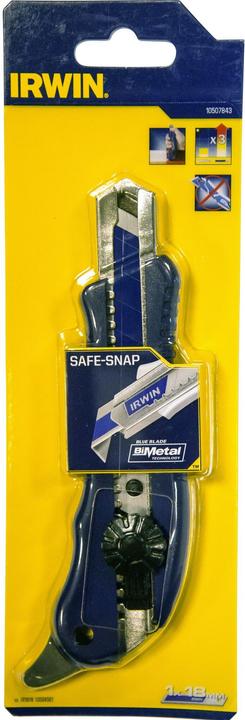 Produktbild Irwin CutterAbrechklingenmesser 18 mm, für Teppichleger, Feststellschraube, 10507843 (Cutter)