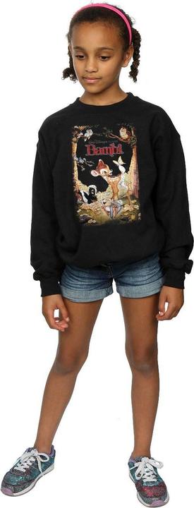 Immagine prodotto Disney Bambi Retro Poster Felpa Ragazze (140, 146)