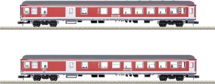 Image du produit MiniTrix 18258 N 2er-Set Personenwagen RE 7 Freizeitexpress Murgtäler der DB AG (Voie VI)