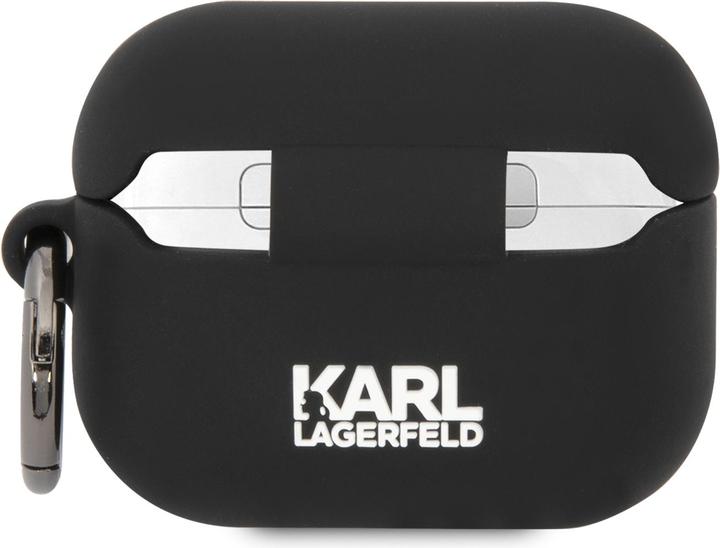 Actual product image Karl Lagerfeld Airpods Pro Logo NFT Choupette Head Silicone Case (Headphone bag)