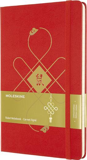 Immagine prodotto Moleskine Taccuino - Capodanno Cinese/Anno del Ratto Grande/A5, foderato, copertina rigida, Ratto... (A5)