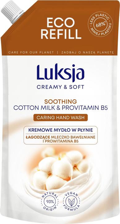 Produktbild Luksja Liquid Soap Refill Cot&Vit 400ml (Flüssigseife, 400 ml)