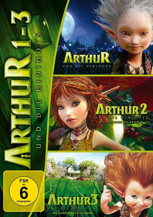 Arthur e i Minimei 1-3 (DVD, 2006, Tedesco)