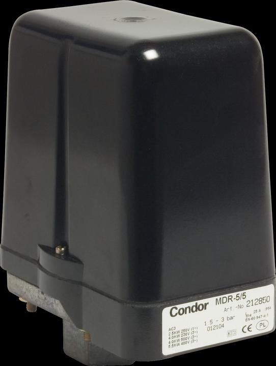 Produktbild Bevo Condor Druckschalter 1/2IG Typ MDR 5-5 25A 230/400V 920090