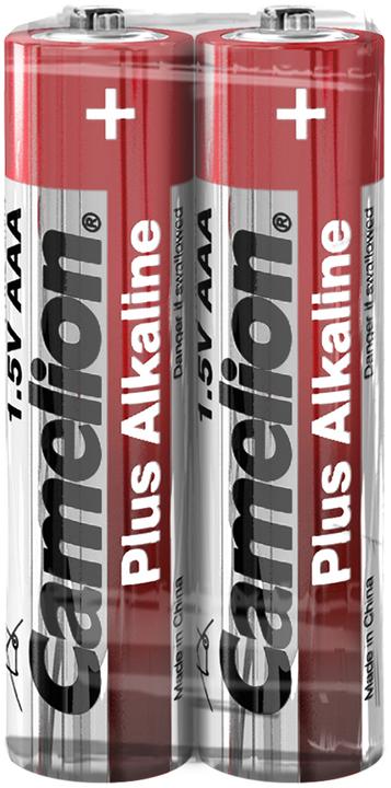 Produktbild Camelion Plus Micro AAA LR 03 Alkali Batterie (2 Stück) (in Schrumpffolie verpackt) (2 Stk., AAA, 1250 mAh)