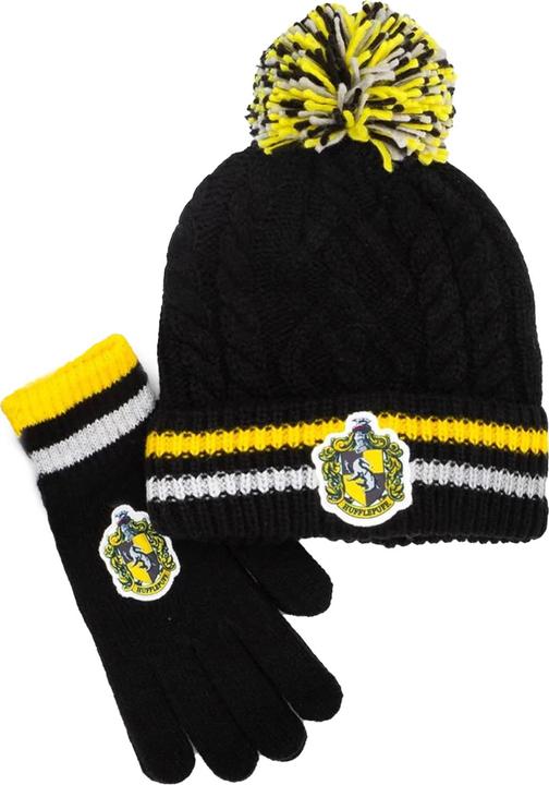 Actual product image Adult Hufflepuff hat & gloves set