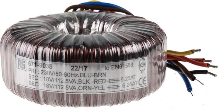 Immagine prodotto Rs Pro Trasformatore toroidale 225VA 2x18V