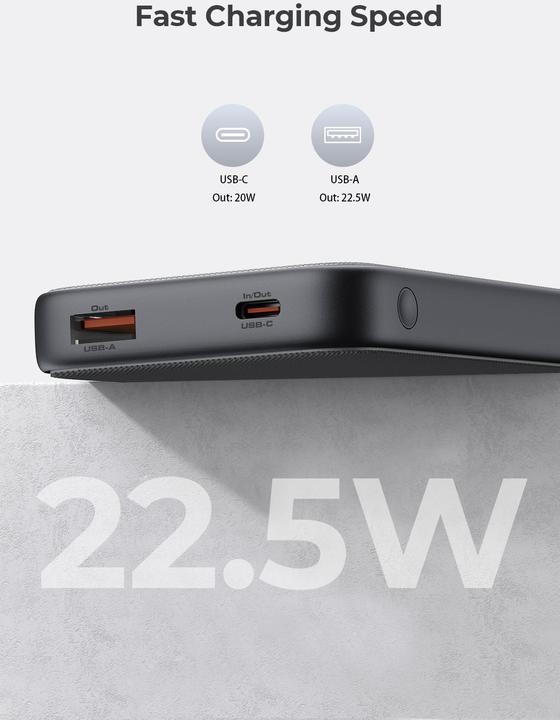 Produktbild Aukey Spark Go Plus (10000 mAh, 22.50 W, 37 Wh)