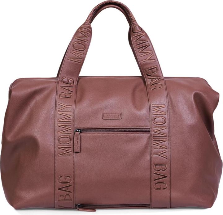 Produktbild Childhome Wickeltasche Mommy Bag Signatur Leder dunkelbraun