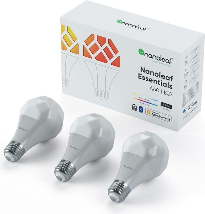 Image du produit Nanoleaf Essentials (E27, 9 W, 806 lm, 20 x, F)