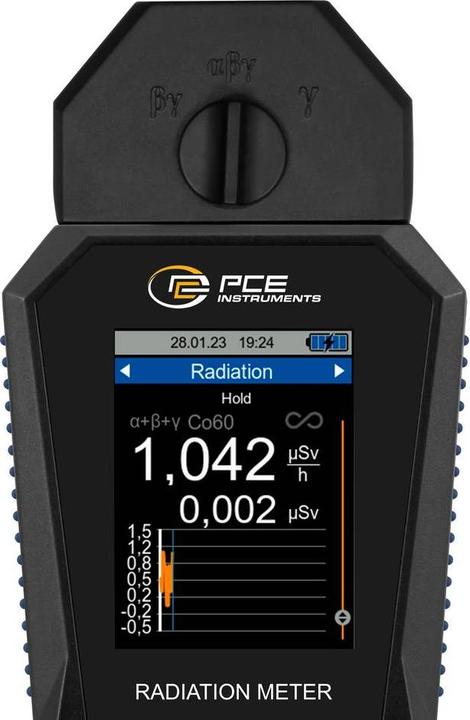 Image du produit PCE Instruments PCE-RAM 100 Geigerzähler Strahlung: Gamma, Alpha, Beta akustisch
