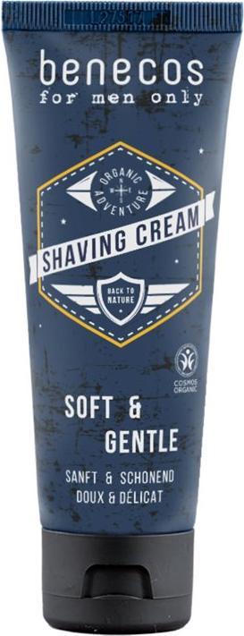 Produktbild Benecos Shaving Cream soft & gentle for men only (75 ml, Rasiercreme)